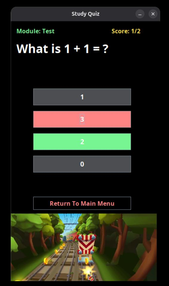 Study Shorts App Study Demo Screen